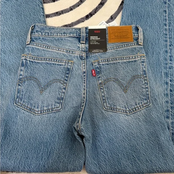 Levi's Sky Blue High Rise Women's Jeans - Picture 4 of 4